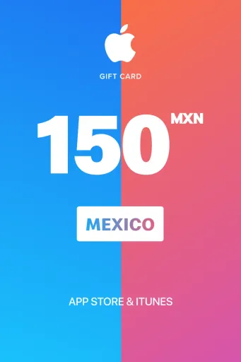 App Store & iTunes 150 MXN Gift Card (Mexico) - Digital Key