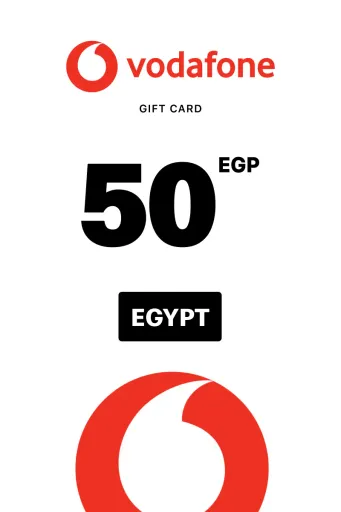 Vodafone 50 EGP Gift Card (Egypt) - Digital Key