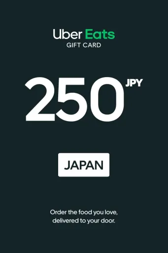 Product Image - Uber Eats 250 JPY Gift Card (Japan) - Digital key