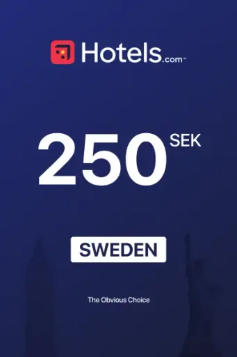 Hotels.com 250 SEK Gift Card (Sweden) - Digital Key