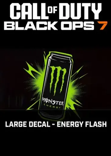 Product Image - Call of Duty Black Ops 7 - Energy Flash Large Decal + 15 min 2XP DLC (Global) - Official Website - Digital Key