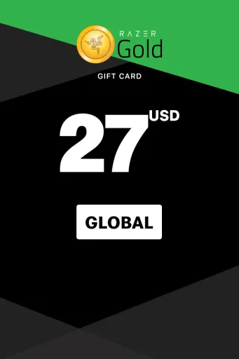 Razer Gold 27 USD Gift Card (Global) - Digital Key