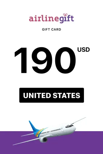 Airline Gift 190 USD Gift Card (United States) - Digital Key