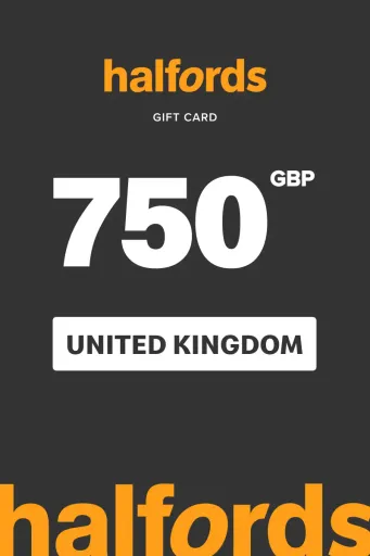 Halfords 750 GBP Gift Card (United Kingdom) - Digital Key