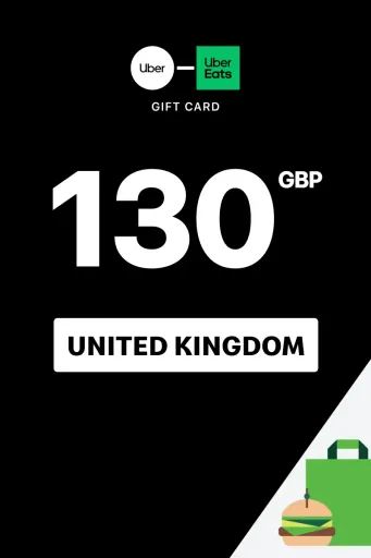 Uber & Uber Eats 130 GBP Gift Card (United Kingdom) - Digital Key