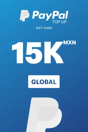 PayPal Instant Top Up 15000 MXN Gift Card (Global) - Digital Key