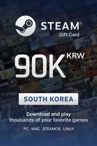 Steam Wallet 90000 KRW Gift Card (South Korea) - Digital Key