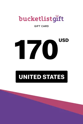 BucketlistGift 170 USD Gift Card (United States) - Digital Key