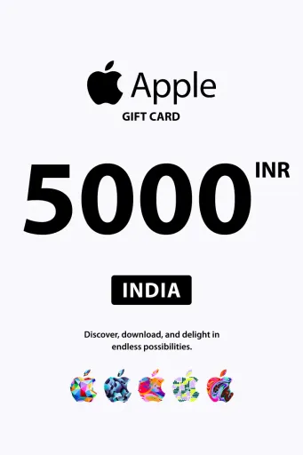Product Image - Apple 5000 INR Gift Card (India) - Digital Key