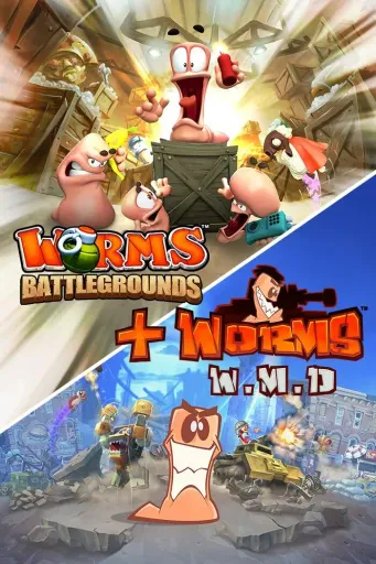 Worms Battlegrounds + Worms W.M.D (Europe) (Xbox One) - Xbox Live - Digital Key