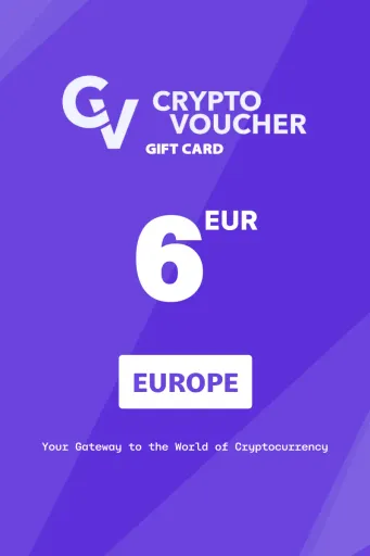Crypto Voucher (BTC) 6 EUR Gift Card (Europe) - Digital Key