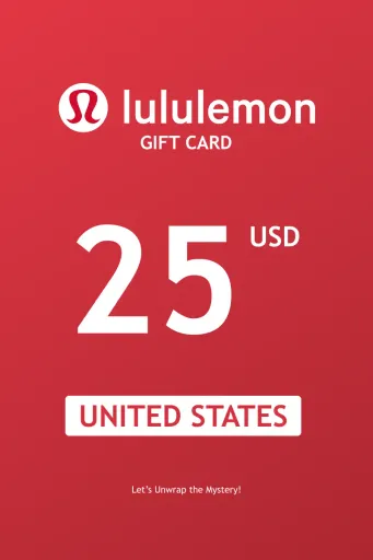 Lululemon 25 USD Gift Card (United States) - Digital Key