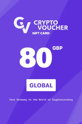 Crypto Voucher 80 GBP Gift Card (Global) - Digital Key