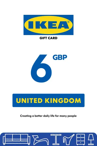 IKEA 6 GBP Gift Card (United Kingdom) - Digital Key