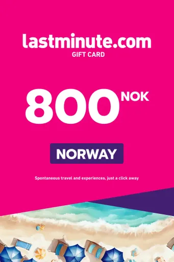 lastminute.com 800 NOK Gift Card (Norway) - Digital Key