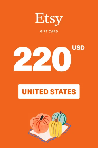 Etsy 220 USD Gift Card (United States) - Digital Key