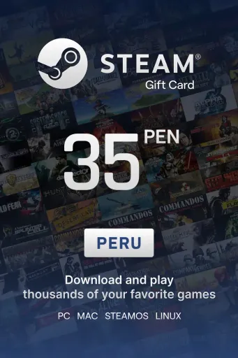 Steam Wallet 35 PEN Gift Card (Peru) - Digital Key
