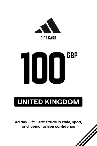 Adidas 100 GBP Gift Card (United Kingdom) - Digital Key