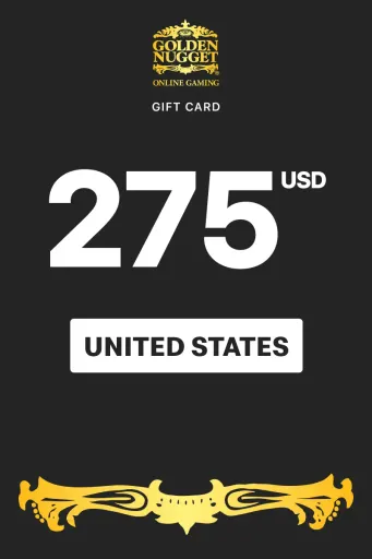 Golden Nugget Casino 275 USD Gift Card (United States) - Digital Key