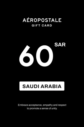 Aeropostale 60 SAR Gift Card (Saudi Arabia) - Digital Key