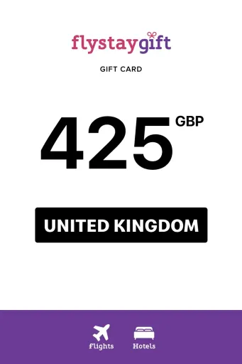 Flystay Gift 425 GBP Gift Card (United Kingdom) - Digital Key