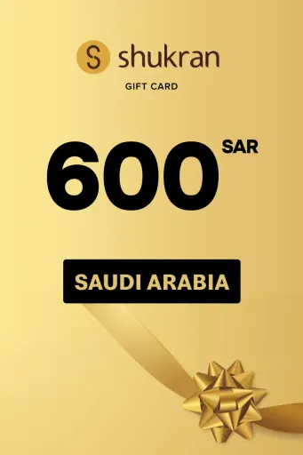 Shukran 600 SAR Gift Card (Saudi Arabia) - Digital Key