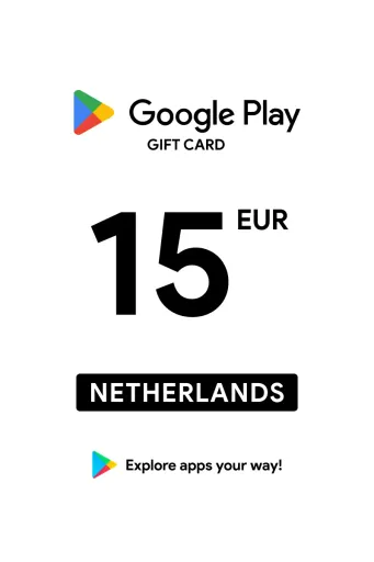 Google Play 15 EUR Gift Card (Netherlands) - Digital Key