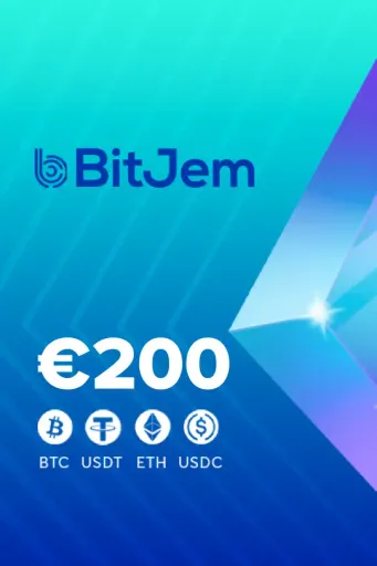 BitJem (ETH) 200 EUR Crypto Gift Card (Global) - Digital Key