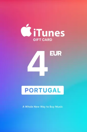 Apple iTunes 4 EUR Gift Card (Portugal) - Digital Key