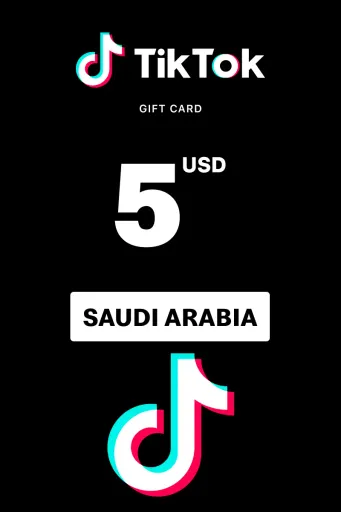 TikTok 5 USD Gift Card (Saudi Arabia) - Digital Key