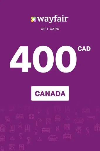 Wayfair 400 CAD Gift Card (Canada) - Digital Key