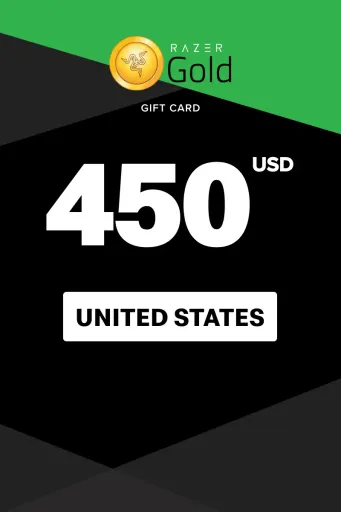 Razer Gold 450 USD Gift Card (United States) - Digital Key