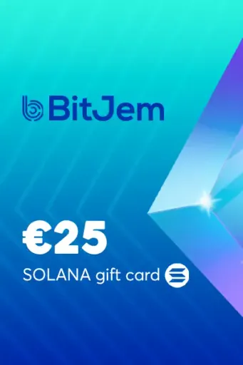 BitJem (SOL) 25 EUR Crypto Gift Card (Global) - Digital Key