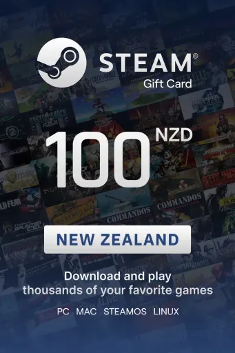 Steam Wallet 100 NZD Gift Card (New Zealand) - Digital Key