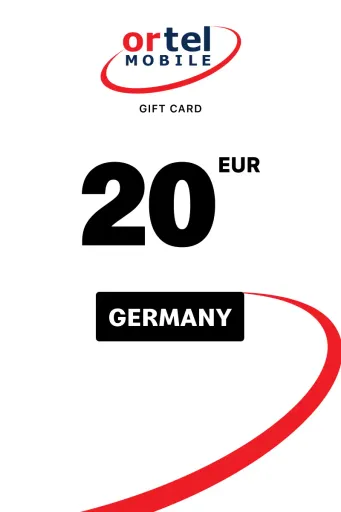 Ortel Mobile Prepaid 20 EUR Gift Card (Germany) - Digital Key