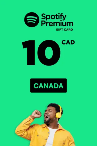 Spotify 10 CAD Gift Card (Canada) - Digital Key