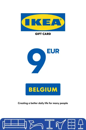 IKEA 9 EUR Gift Card (Belgium) - Digital Key