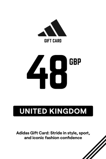 Adidas 48 GBP Gift Card (United Kingdom) - Digital Key