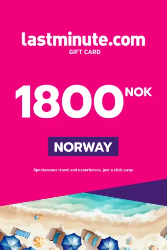 lastminute.com 1800 NOK Gift Card (Norway) - Digital Key