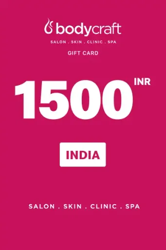 Body Craft 1500 INR Gift Card (India) - Digital Key