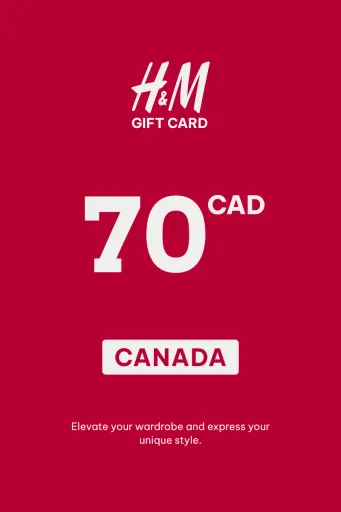H&M 70 CAD Gift Card (Canada) - Digital Key