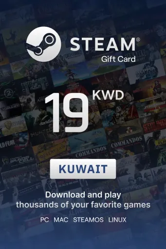 Steam Wallet 19 KWD Gift Card (Kuwait) - Digital Key