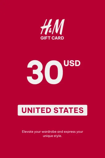 H&M 30 USD Gift Card (United States) - Digital Key