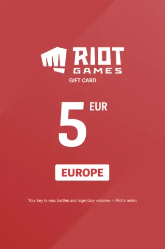 Riot Access 5 EUR Gift Card (Europe) - Digital Key