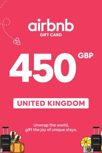 Product Image - Airbnb 450 GBP Gift Card (United Kingdom) - Digital Key