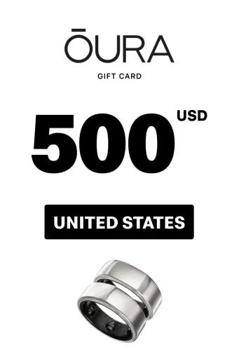 Oura Ring 500 USD Gift Card (United States) - Digital Key