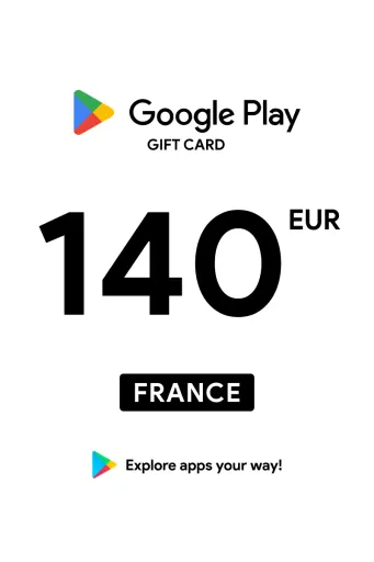 Google Play 140 EUR Gift Card (France) - Digital Key