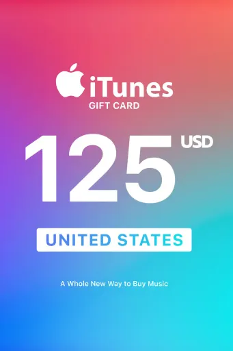 Apple iTunes 125 USD Gift Card (United States) - Digital Key