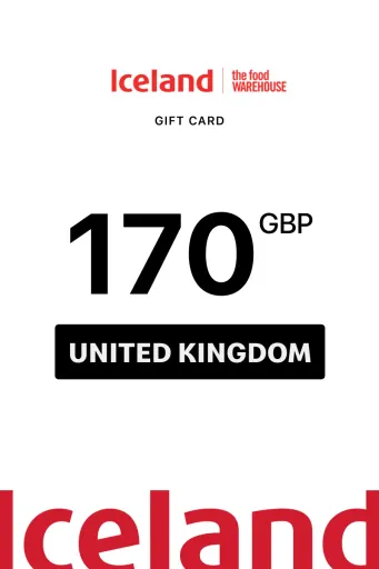 Iceland 170 GBP Gift Card (United Kingdom) - Digital Key