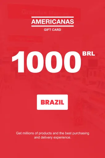 Americanas 1000 BRL Gift Card (Brazil) - Digital Key